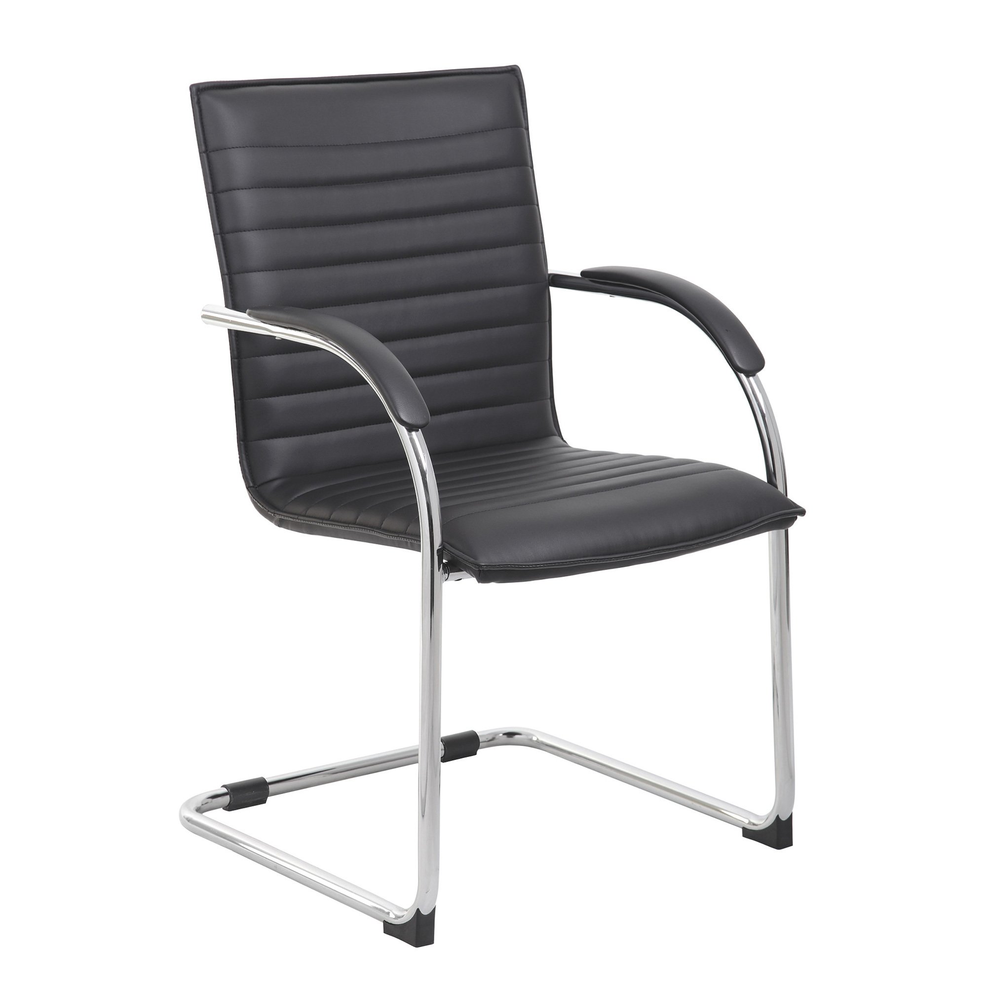 Norstar 2-Pc. Vinyl Mid-Back Guest Reception Chair Set — 23in.W x 24 1/2in.D x 37 1/2in.H
